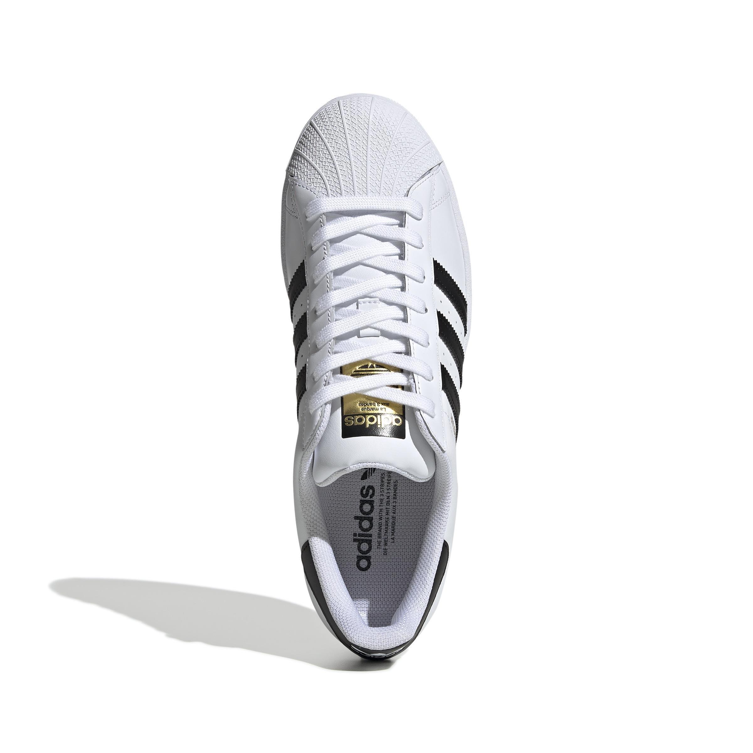 Men Superstar Core Black Stripes Shoes, White | adidas Lebanon