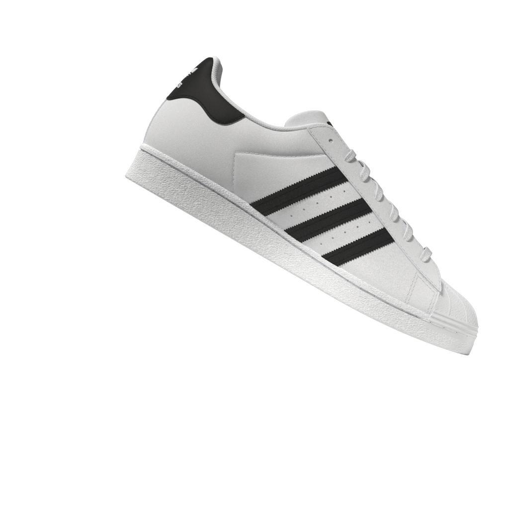 Men Superstar Core Black Stripes Shoes, White, A701_ONE, large image number 27