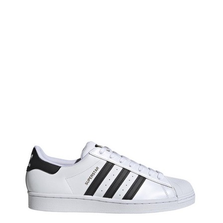 Men Superstar Core Black Stripes Shoes, White, A701_ONE, large image number 28