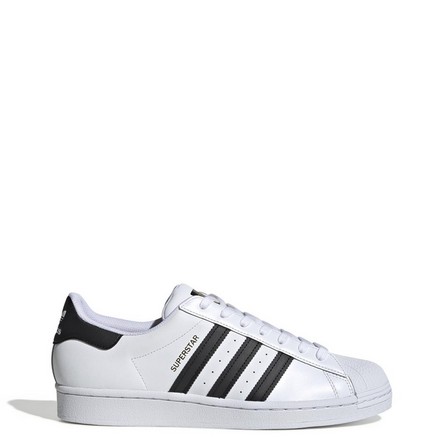 Men Superstar Core Black Stripes Shoes, White, A701_ONE, large image number 29