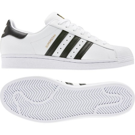 Men Superstar Core Black Stripes Shoes, White, A701_ONE, large image number 30