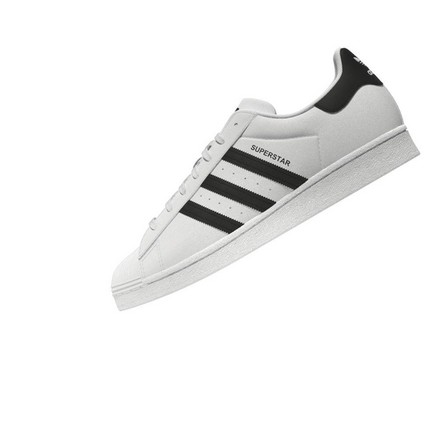 Men Superstar Core Black Stripes Shoes, White, A701_ONE, large image number 31