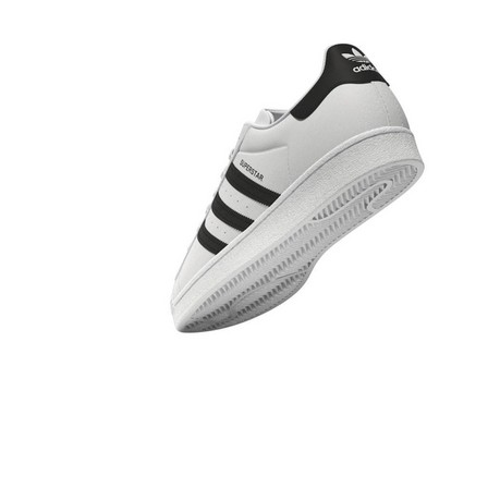 Men Superstar Core Black Stripes Shoes, White, A701_ONE, large image number 32