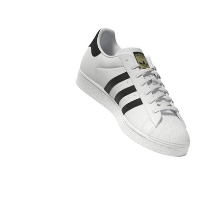Men Superstar Core Black Stripes Shoes, White, A701_ONE, large image number 33