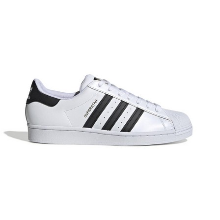 Men Superstar Core Black Stripes Shoes, White, A701_ONE, large image number 45