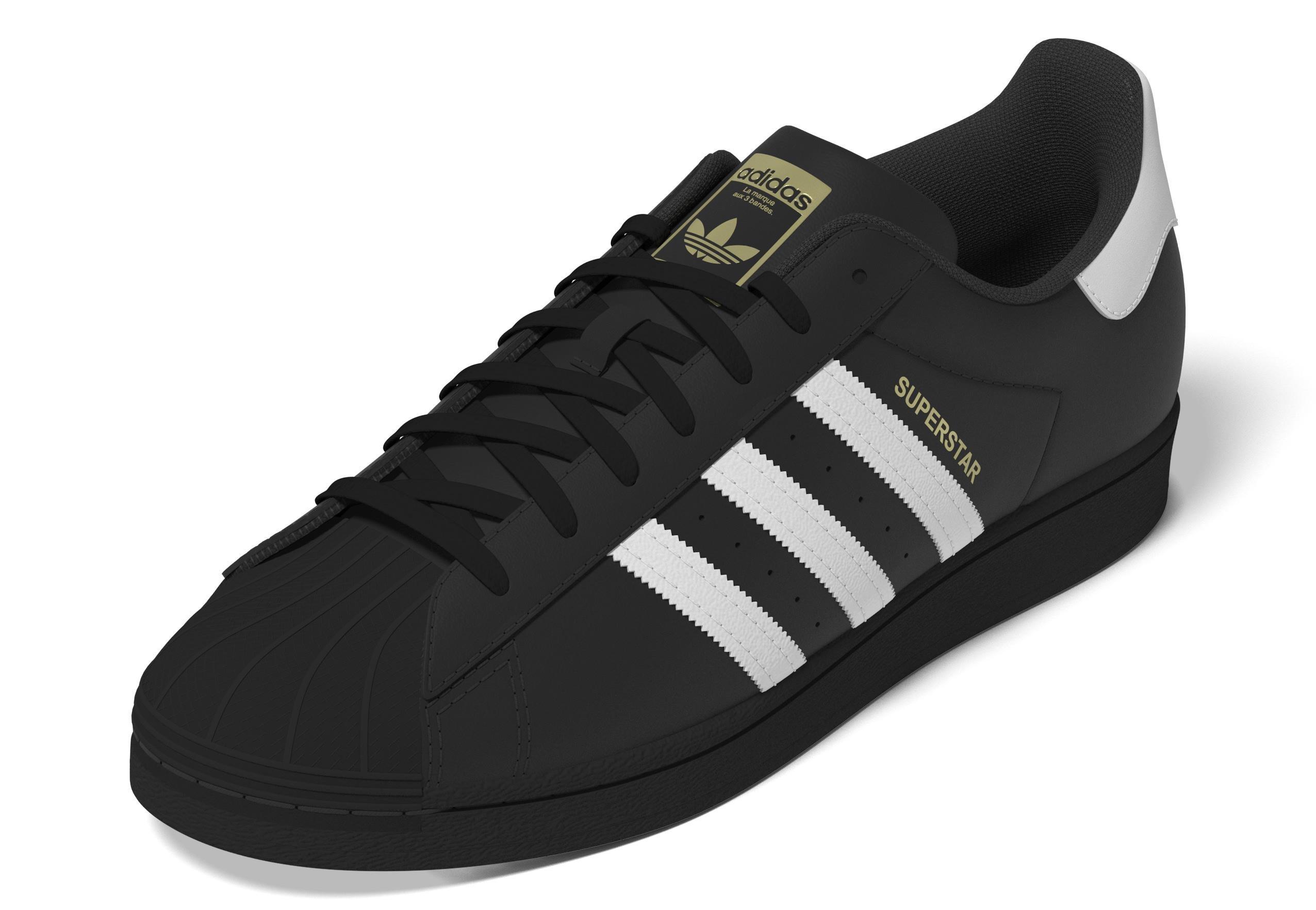 Adidas superstar all black hot sale mens