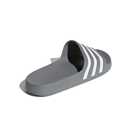 Unisex Adilette Aqua Slides, Grey, A701_ONE, large image number 2