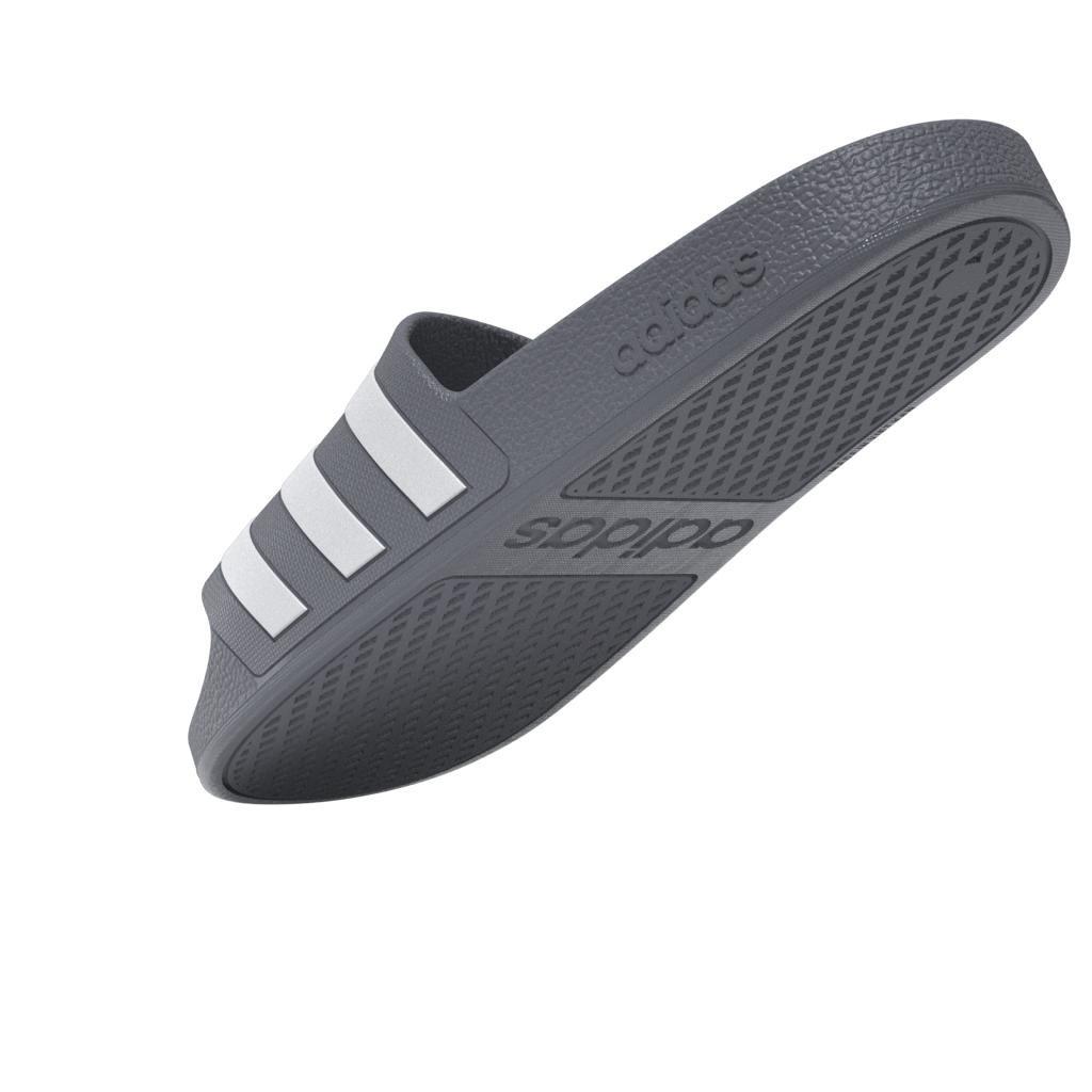 Unisex Adilette Aqua Slides, Grey, A701_ONE, large image number 14