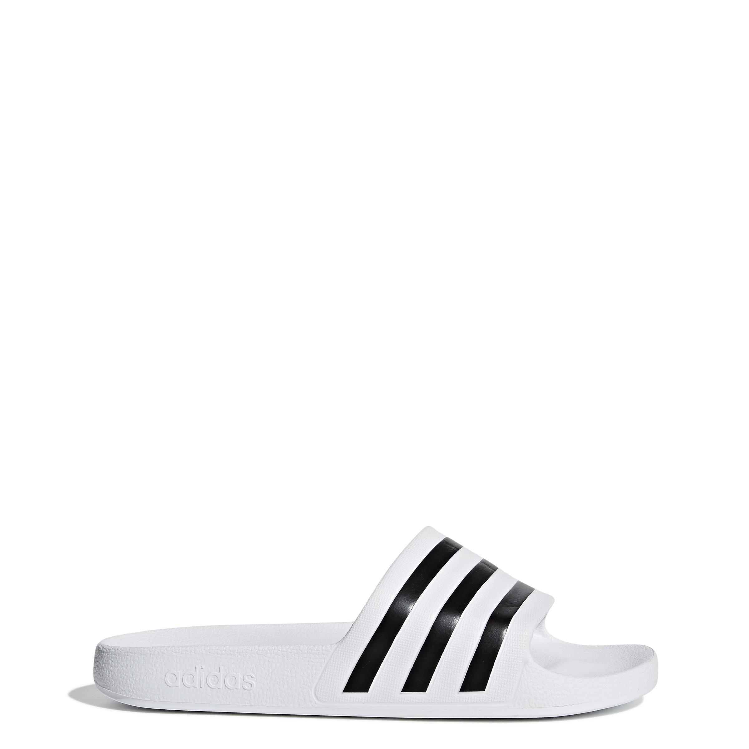 Unisex Adilette Aqua Slides, White, , large image number 6