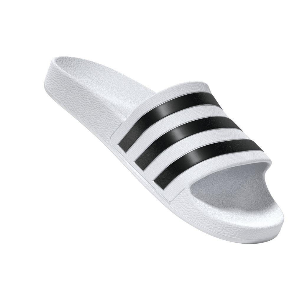 Women Adilette Aqua Slides, White, A701_ONE, large image number 7