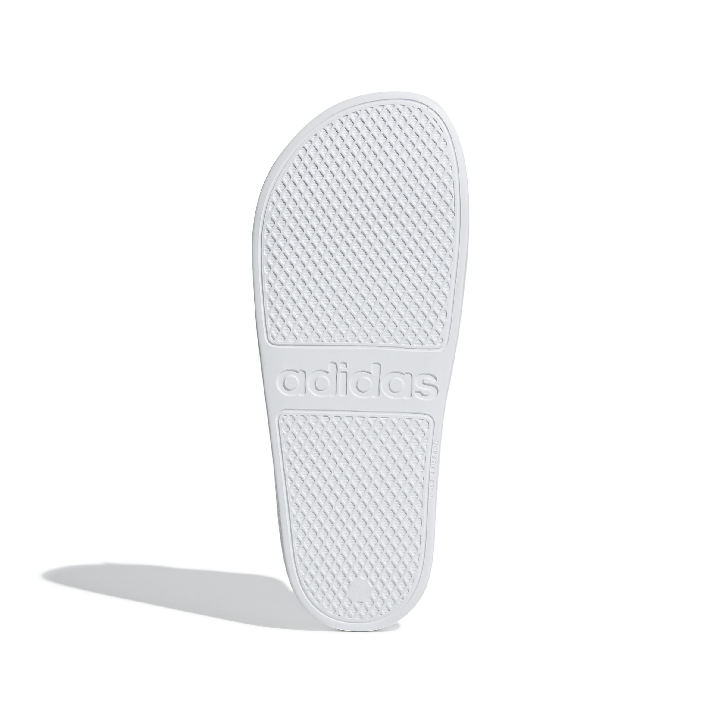 Unisex Adilette Aqua Slides, White, A701_ONE, large image number 8