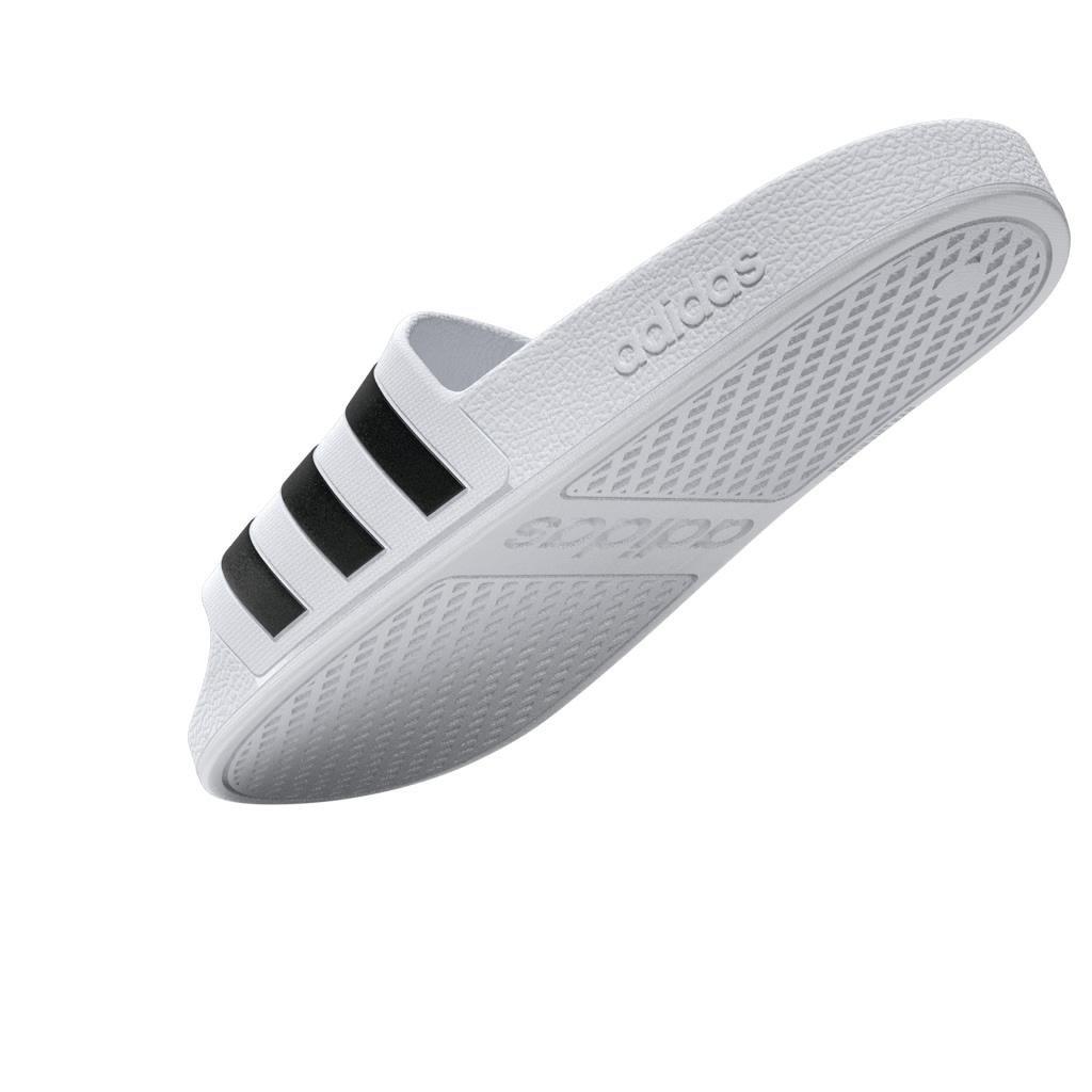 Unisex Adilette Aqua Slides, White, A701_ONE, large image number 10