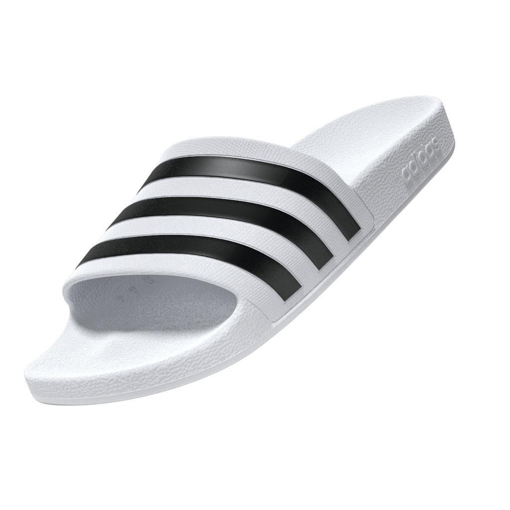 Unisex Adilette Aqua Slides, White, A701_ONE, large image number 13