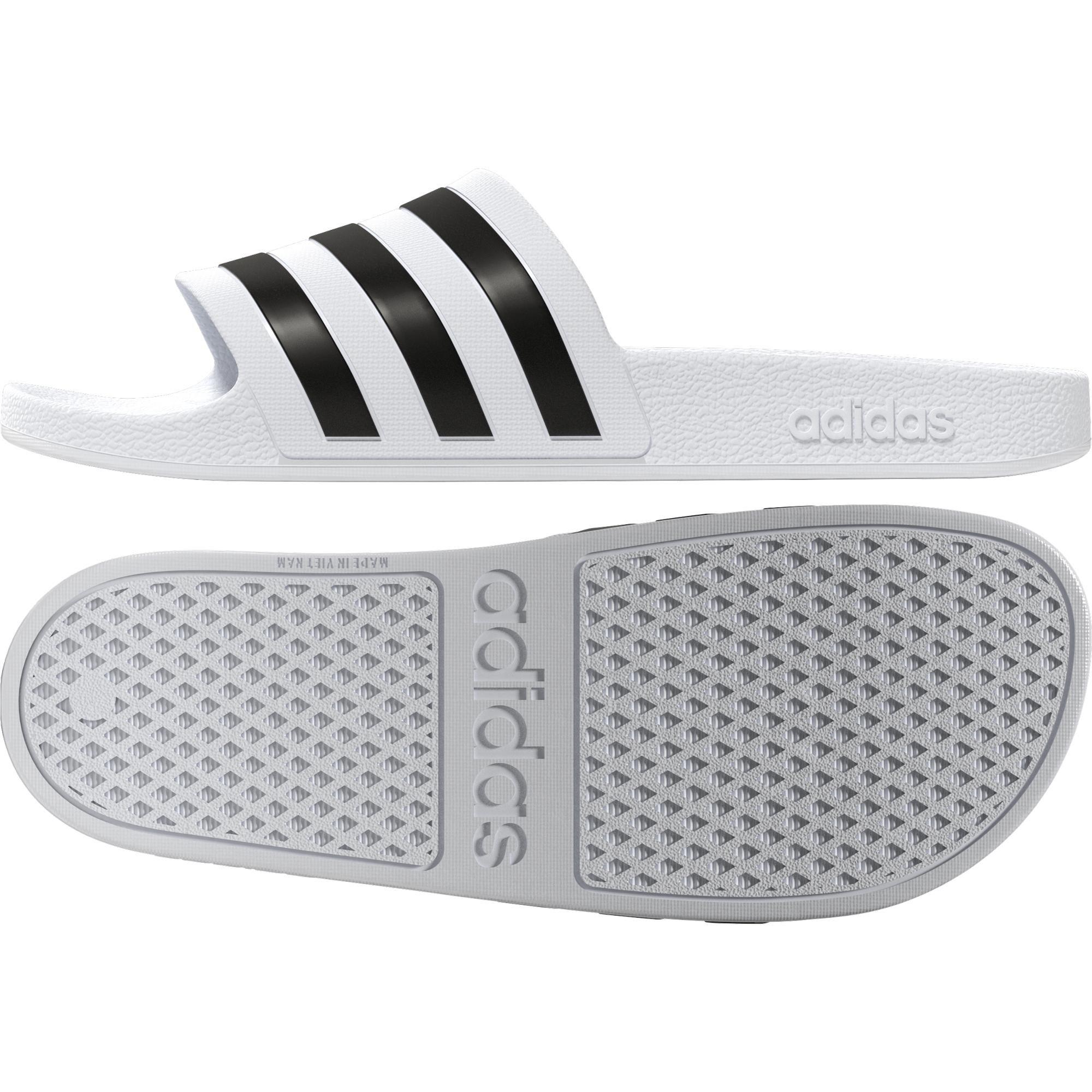 Unisex Adilette Aqua Slides, white, A701_ONE, large image number 17