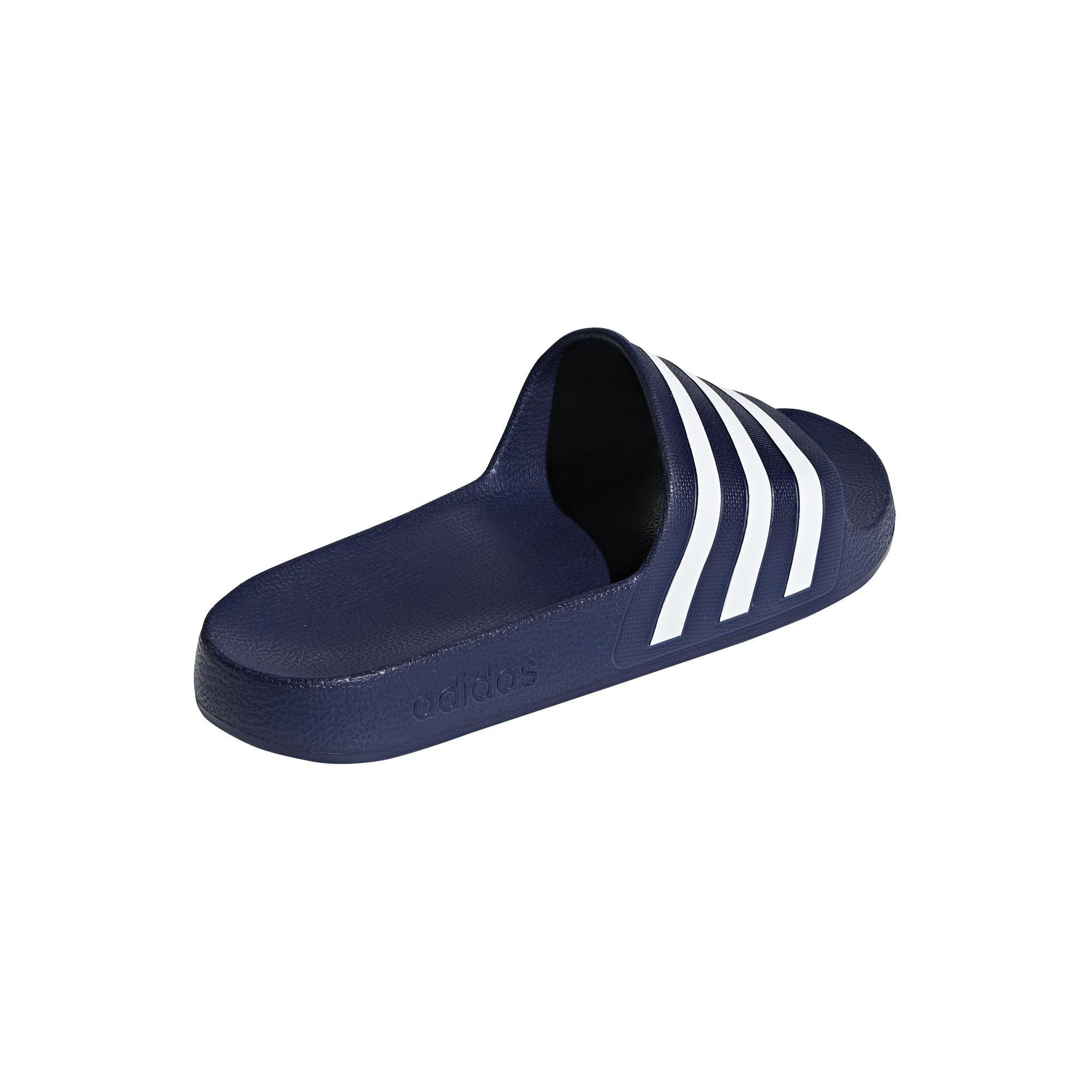 Unisex Adilette Aqua Slides, Blue, A701_ONE, large image number 3