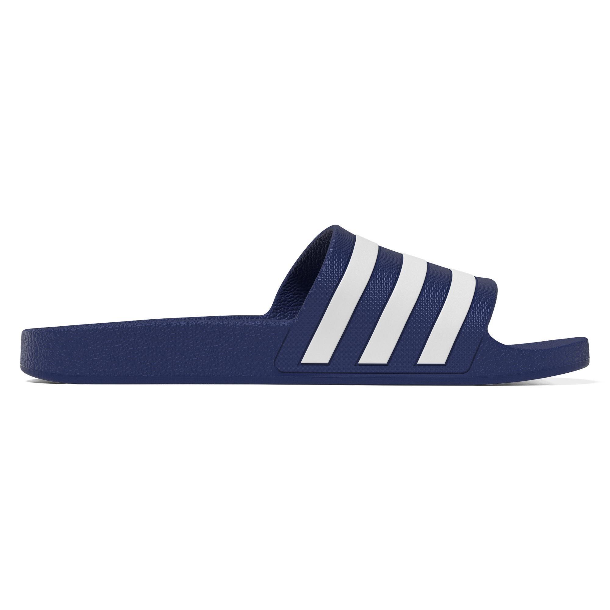 Unisex Adilette Aqua Slides, Blue, , large image number 8