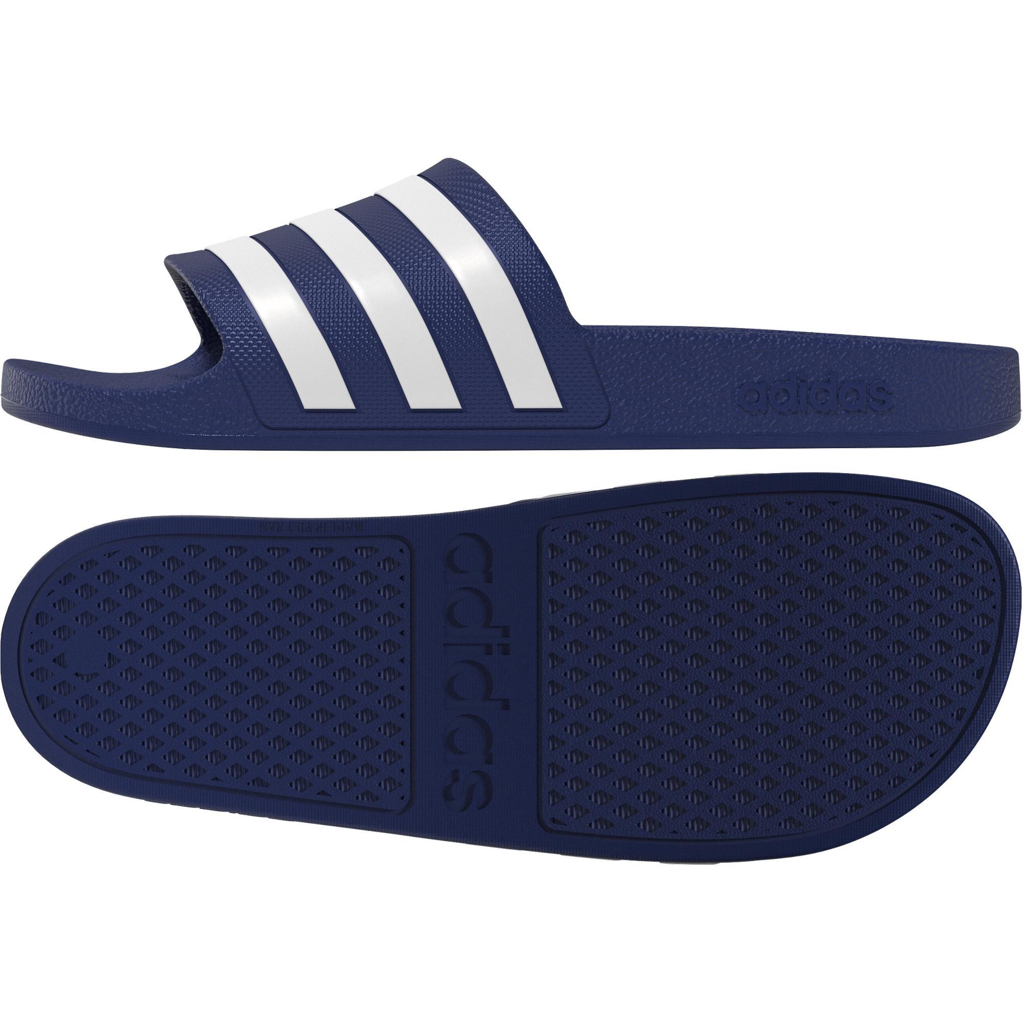Unisex Adilette Aqua Slides, Blue, , large image number 10