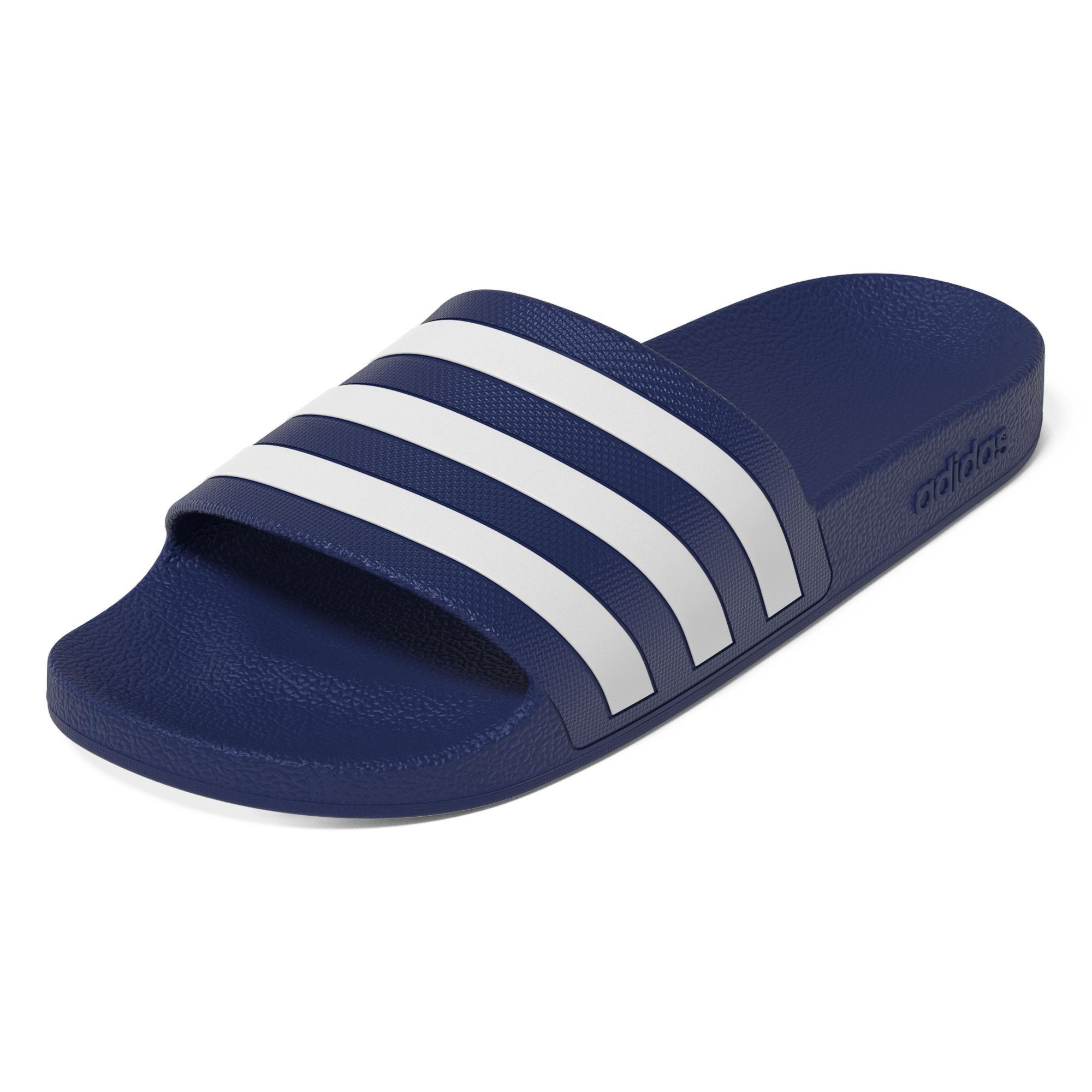 Unisex Adilette Aqua Slides, Blue, , large image number 11