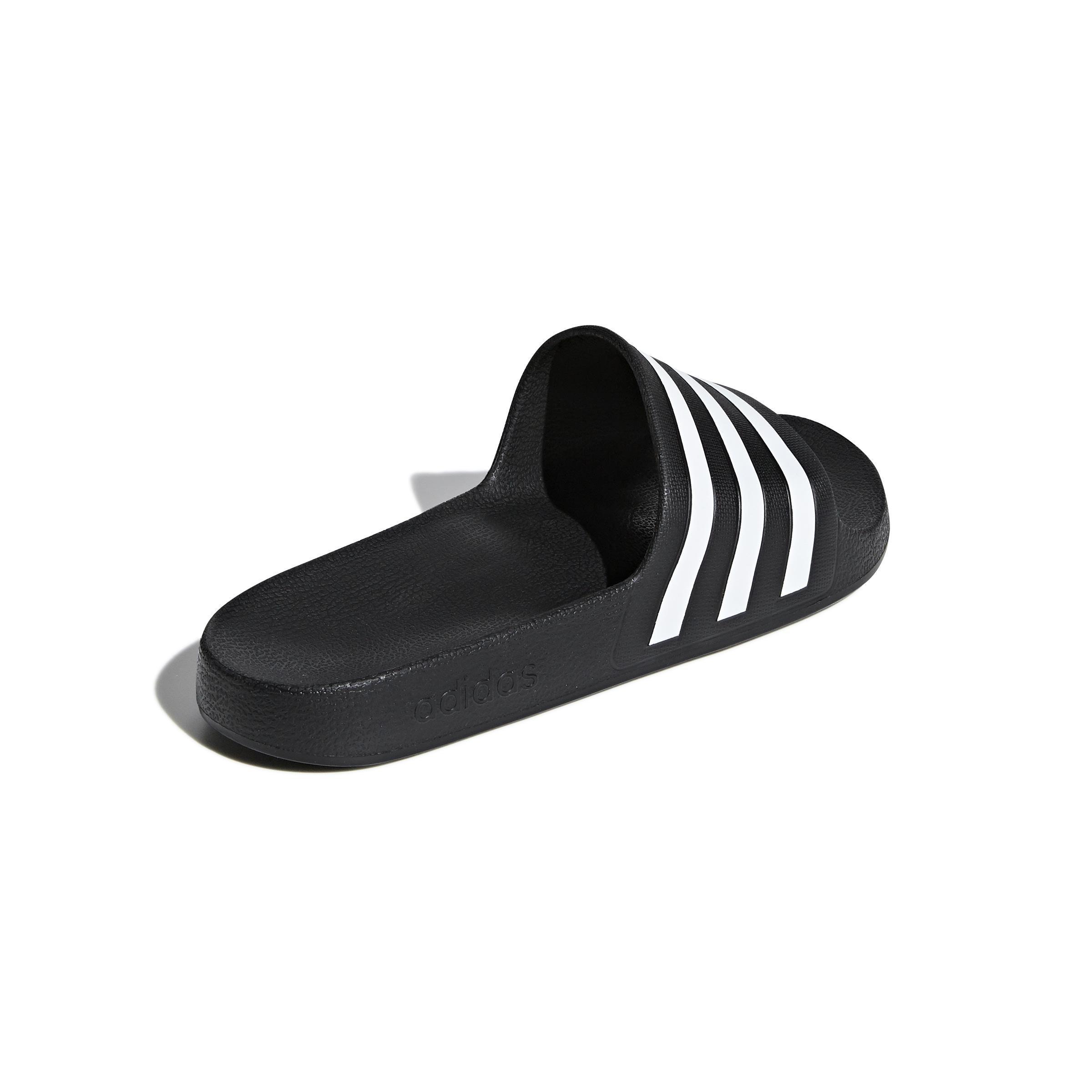 Unisex Adilette Aqua Slides, Black, , large image number 0