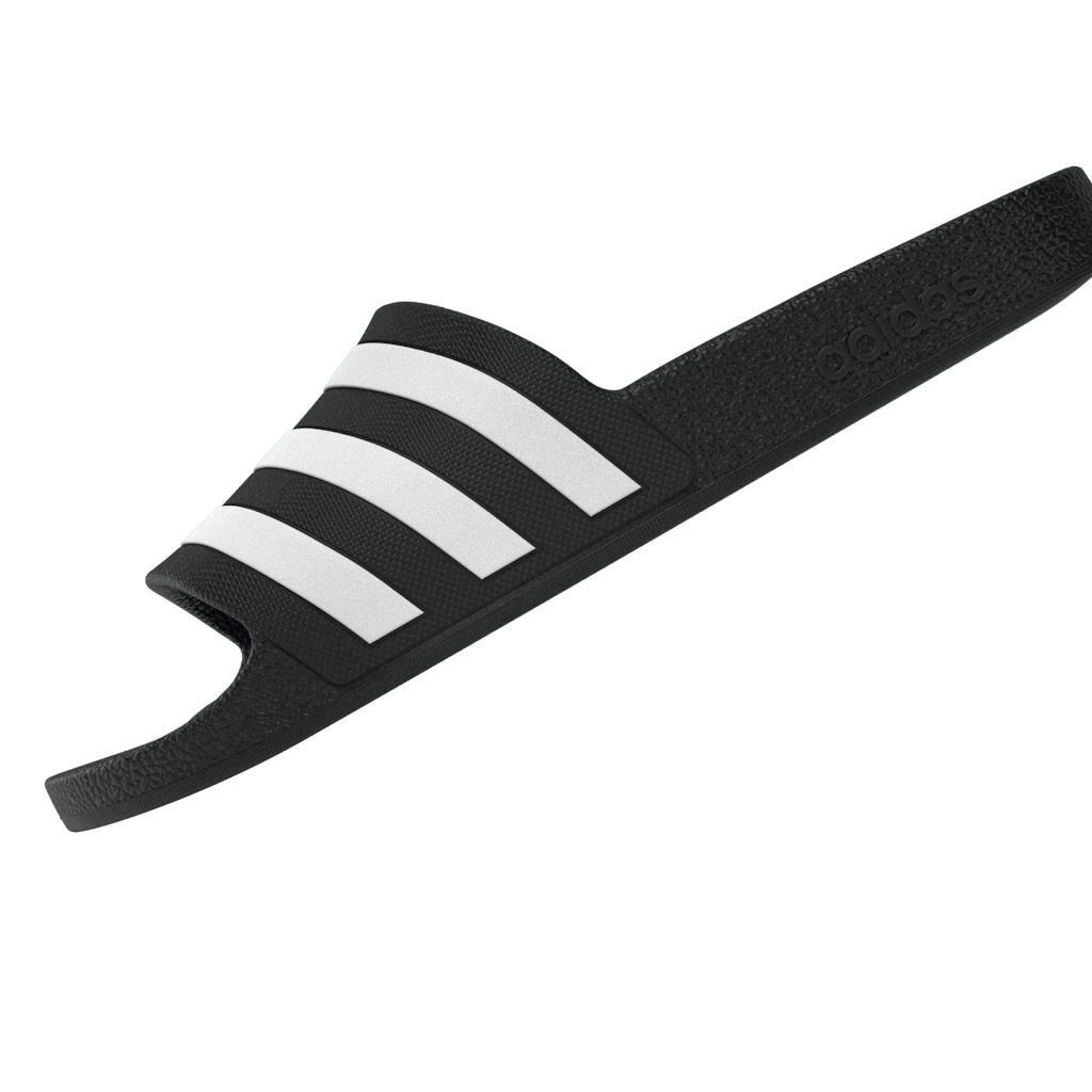 Unisex Adilette Aqua Slides, Black, , large image number 1