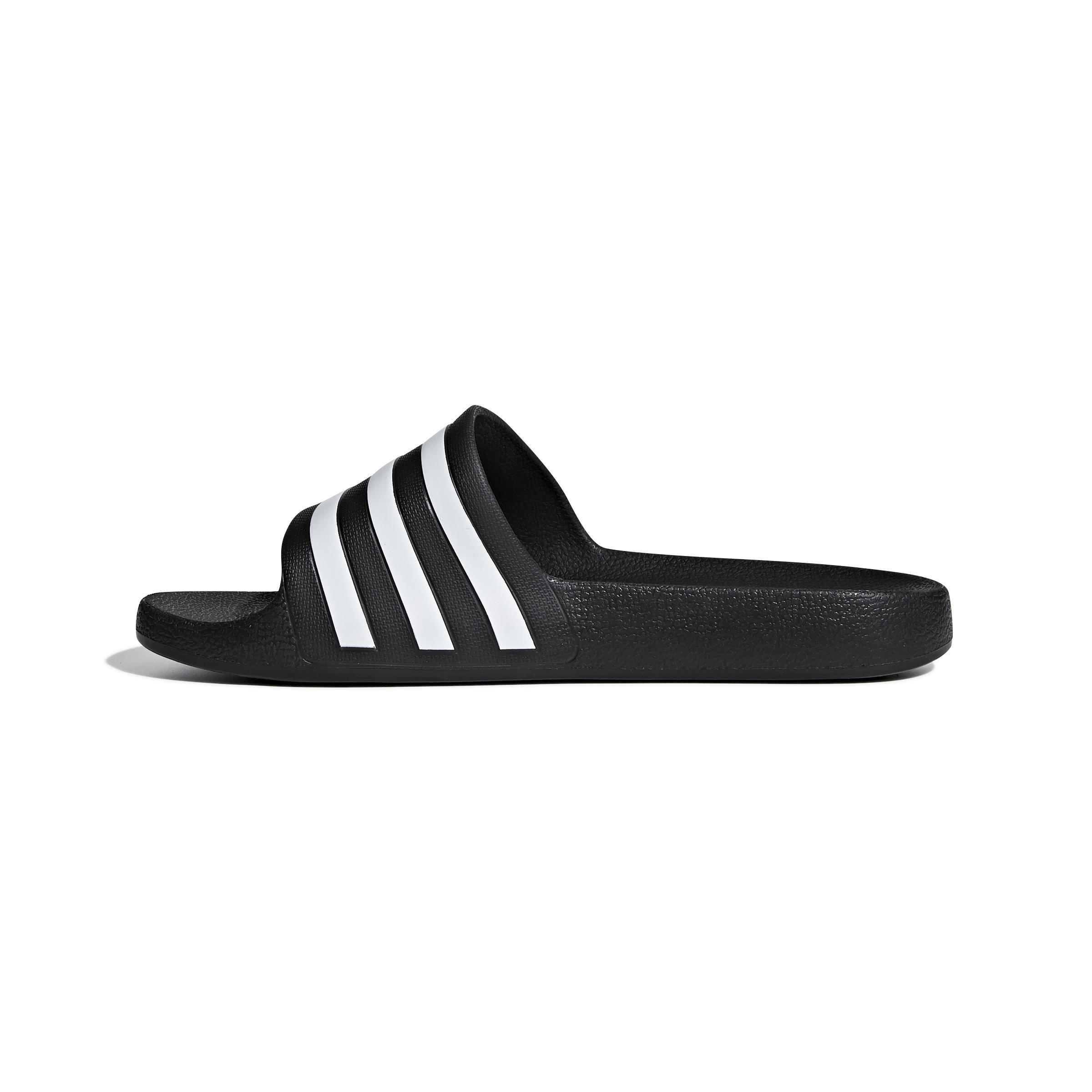 Unisex Adilette Aqua Slides, Black, , large image number 3