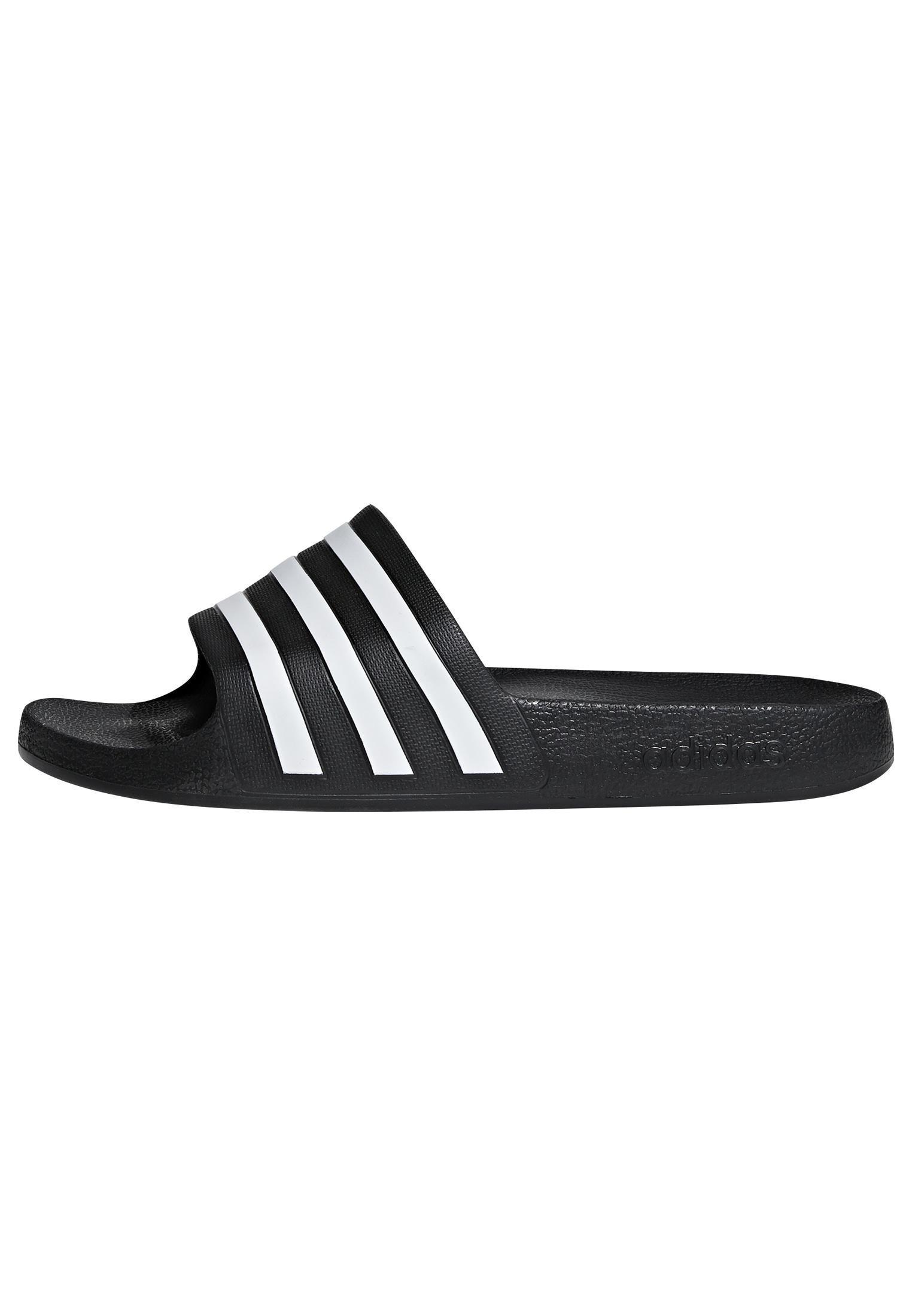 Unisex Adilette Aqua Slides, Black, , large image number 4