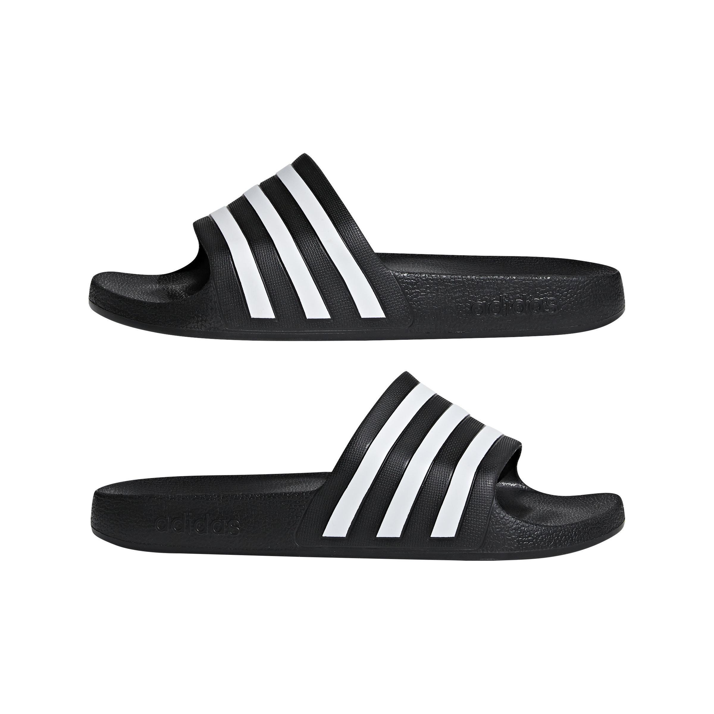 Unisex Adilette Aqua Slides, Black, A701_ONE, large image number 5