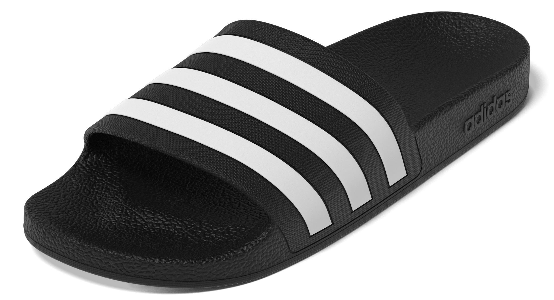 Unisex Adilette Aqua Slides, black, A701_ONE, large image number 12