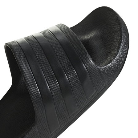Unisex Adilette Aqua Slides, Black, A701_ONE, large image number 3