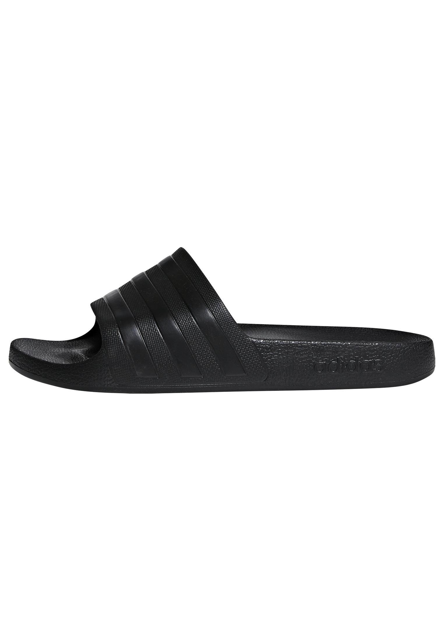 adidas - Unisex Adilette Aqua Slides, Black