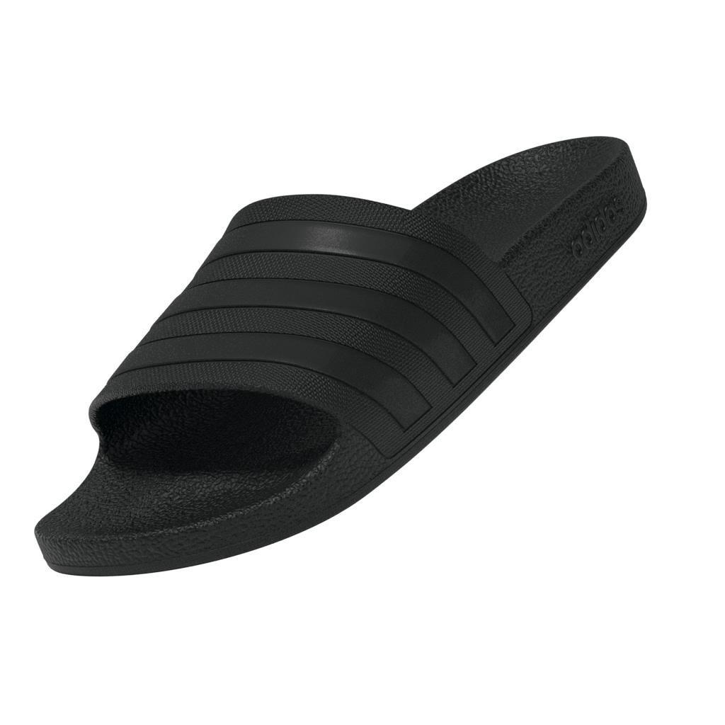 Unisex Adilette Aqua Slides, Black, , large image number 7