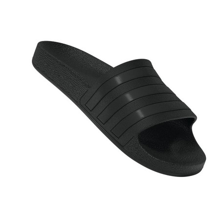 Unisex Adilette Aqua Slides, Black, A701_ONE, large image number 8