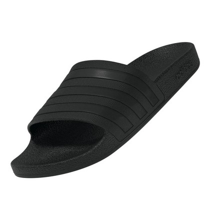 Unisex Adilette Aqua Slides, Black, A701_ONE, large image number 10