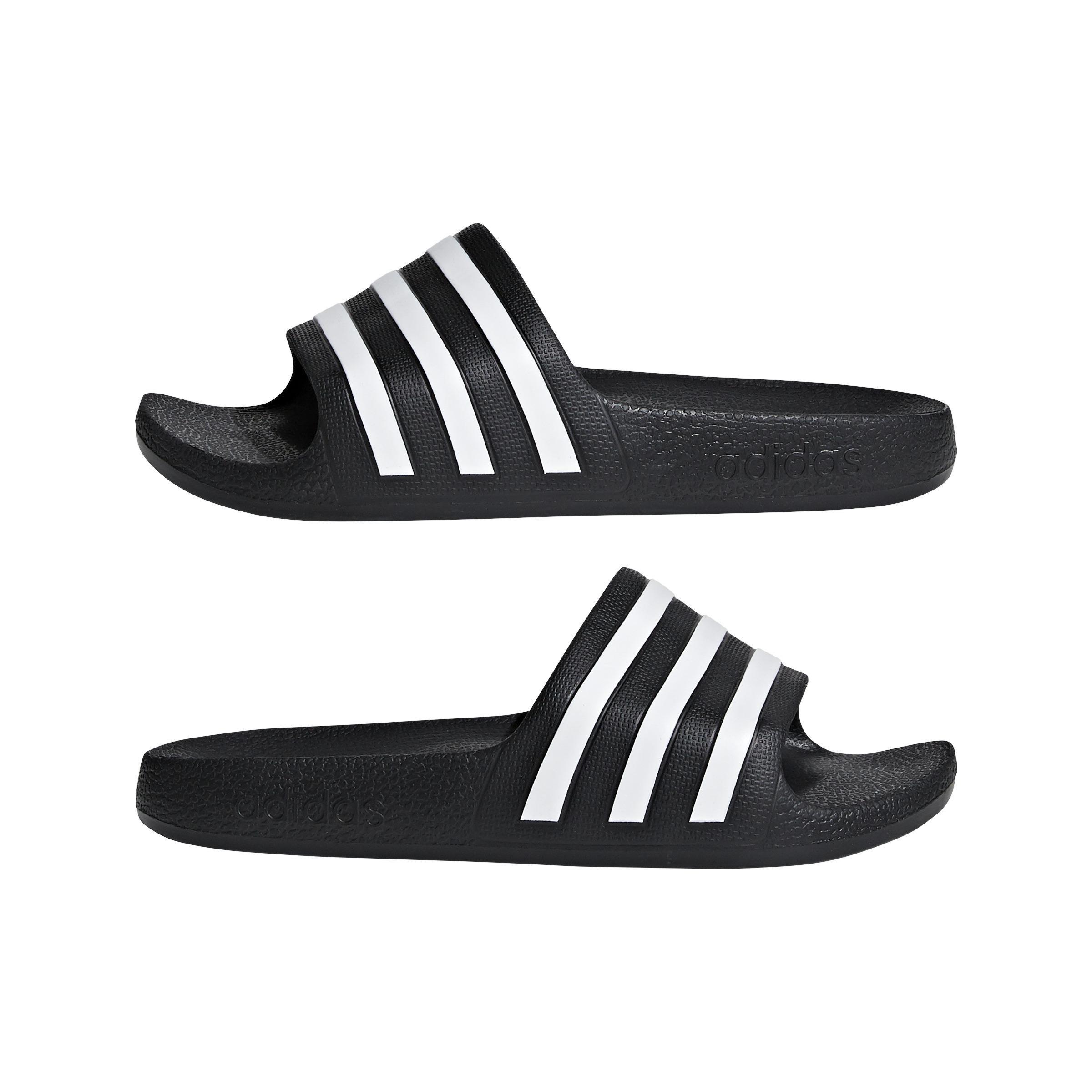 Unisex Adilette Aqua Slides, Black, A701_ONE, large image number 6