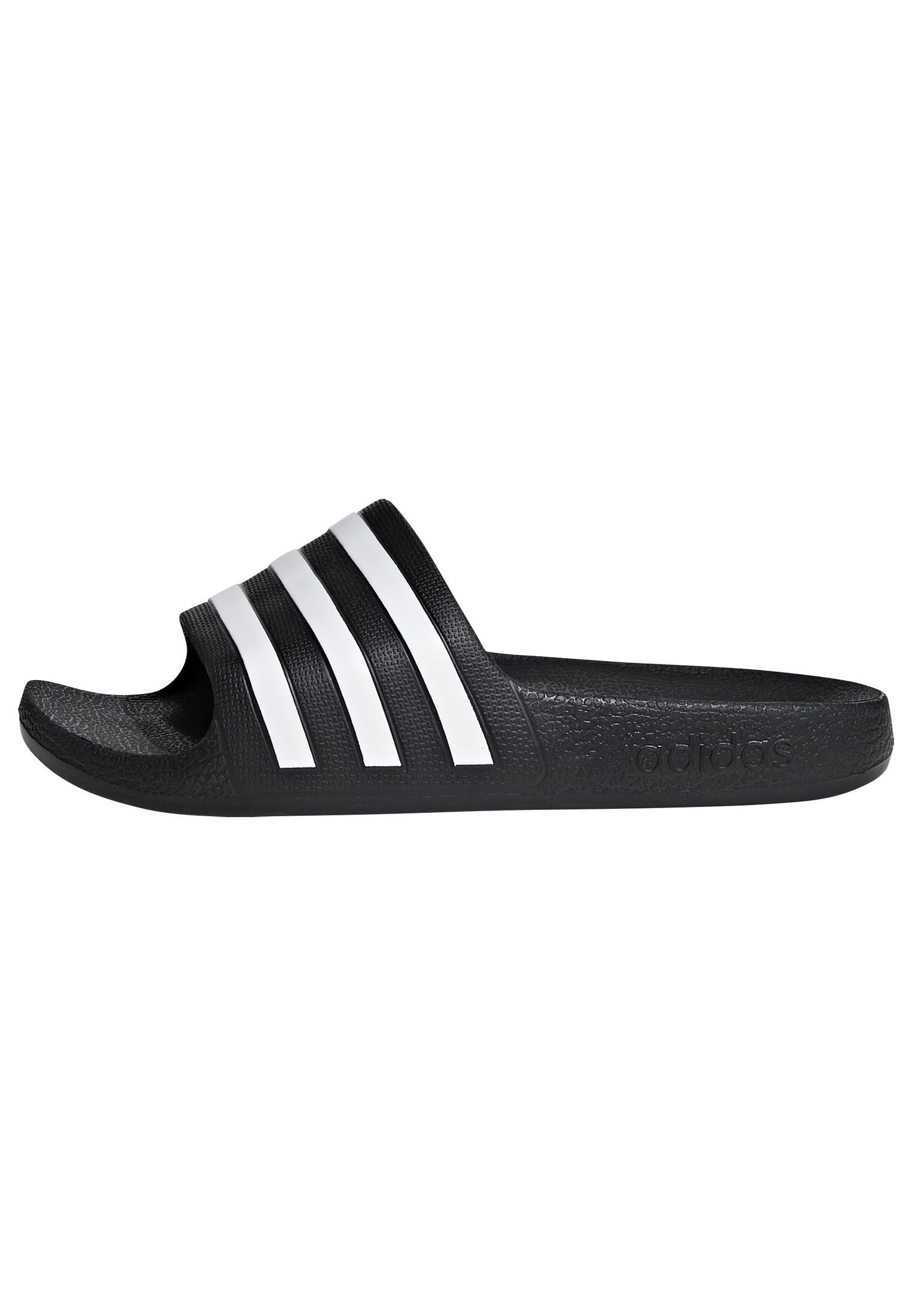 Unisex Adilette Aqua Slides, Black, A701_ONE, large image number 8