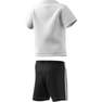 Unisex Kids Trefoil Shorts Tee Set, White, A701_ONE, thumbnail image number 4