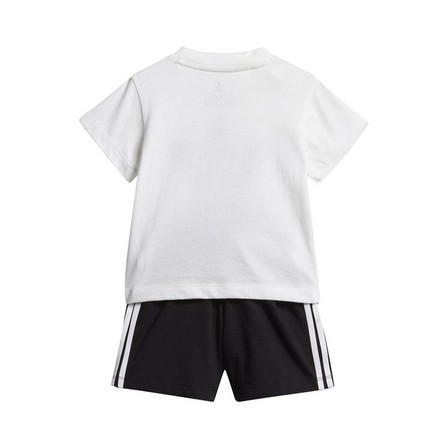 Unisex Kids Trefoil Shorts Tee Set, White, A701_ONE, large image number 6