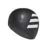 Unisex 3-Stripes Swim Cap, black, A701_ONE, thumbnail image number 0