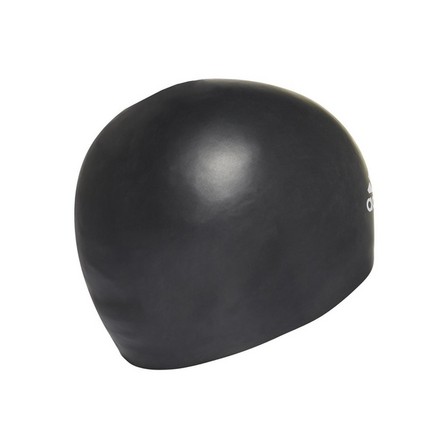 Unisex 3-Stripes Swim Cap, black, A701_ONE, large image number 4