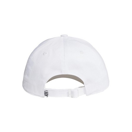 Unisex Cotton Baseball Cap, white, A701_ONE, large image number 5