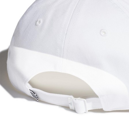 Unisex Cotton Baseball Cap, white, A701_ONE, large image number 8