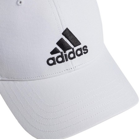 Unisex Cotton Baseball Cap, white, A701_ONE, large image number 9
