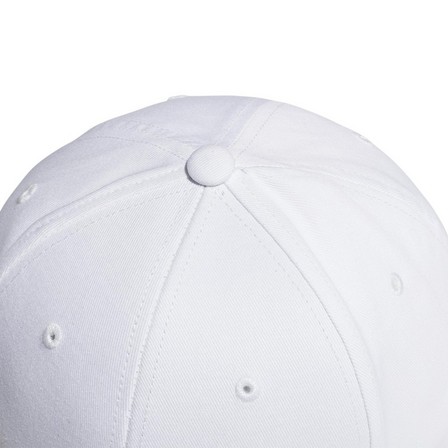 Unisex Cotton Baseball Cap, white, A701_ONE, large image number 10
