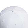 Unisex Cotton Baseball Cap, white, A701_ONE, thumbnail image number 10