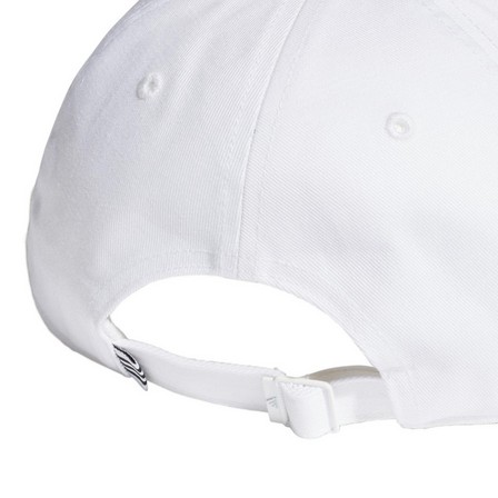 Unisex Cotton Baseball Cap, white, A701_ONE, large image number 13