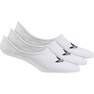 Unisex No-Show Socks 3 Pairs, white, A701_ONE, thumbnail image number 0