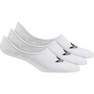 Unisex No-Show Socks 3 Pairs, white, A701_ONE, thumbnail image number 1