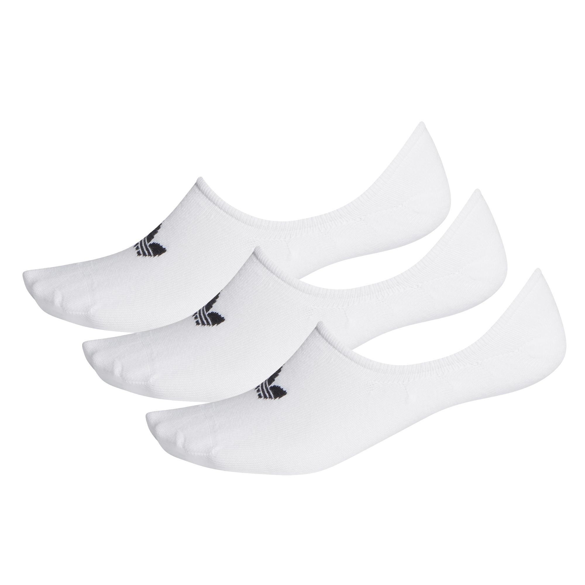 adidas - Unisex No-Show Socks 3 Pairs, white