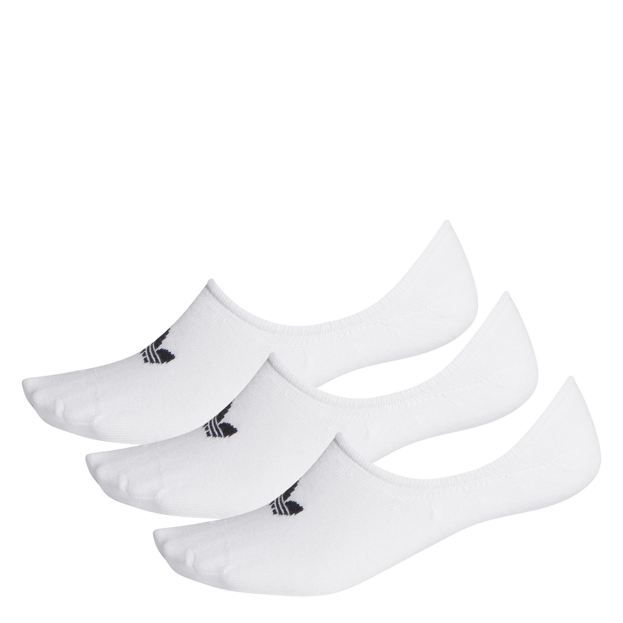 adidas - Unisex No-Show Socks 3 Pairs, white