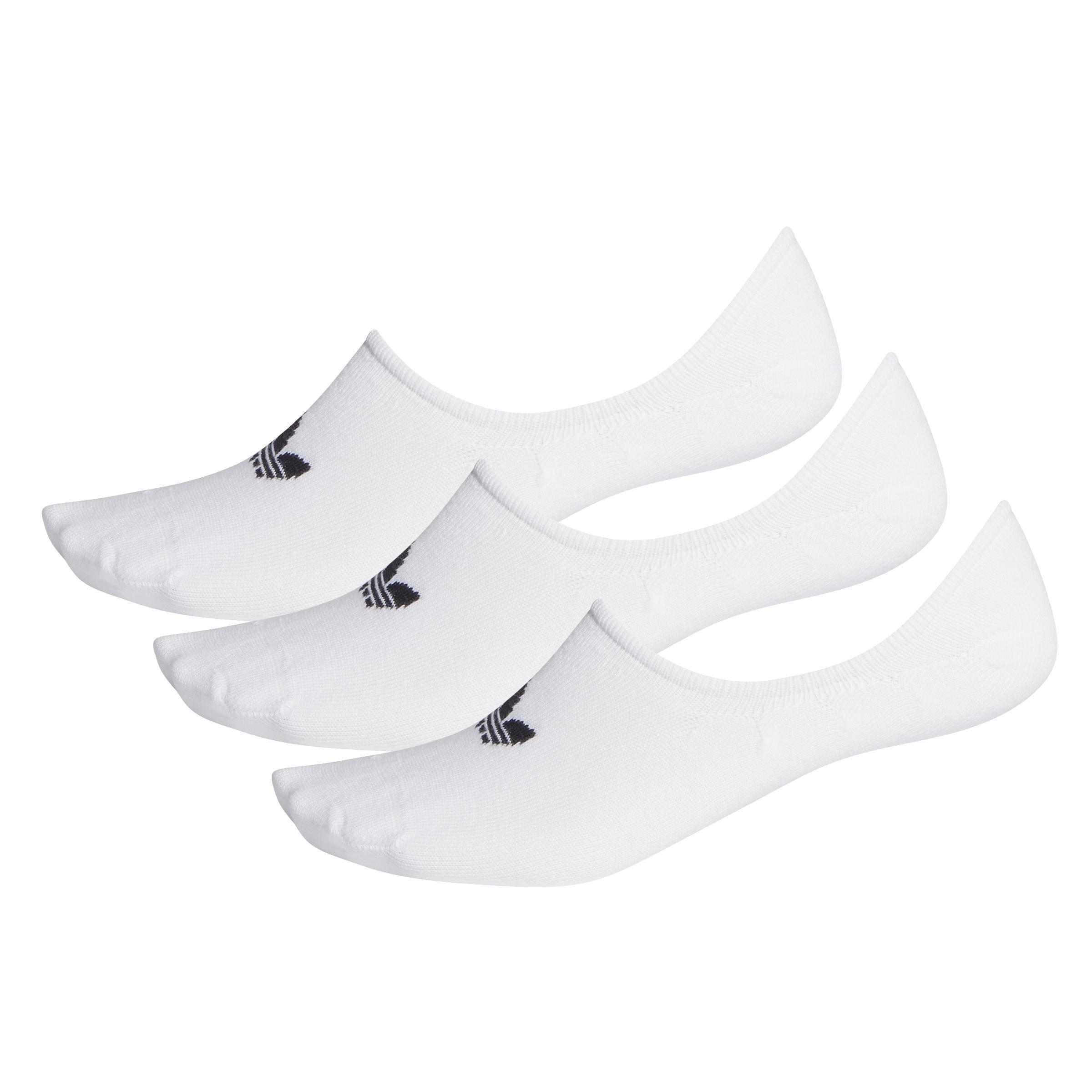 adidas - Unisex No-Show Socks 3 Pairs, white